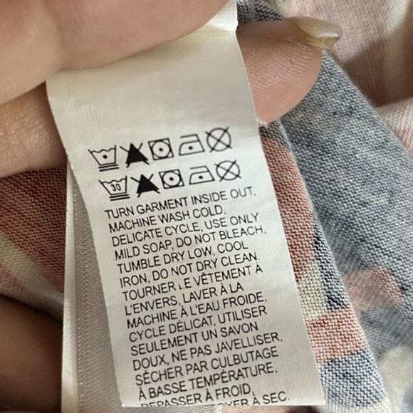 187. Lucky Brand Strapless Maxi Dress - Small - Navy Blue/Orange - Boho Chic - Picture 10 of 12